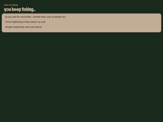 crossing/fishing screenshot
