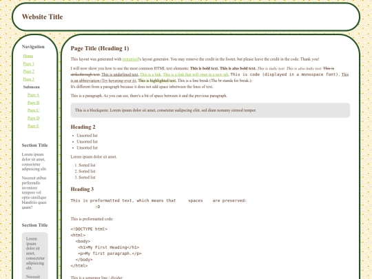 index screenshot