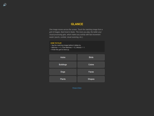 glance screenshot