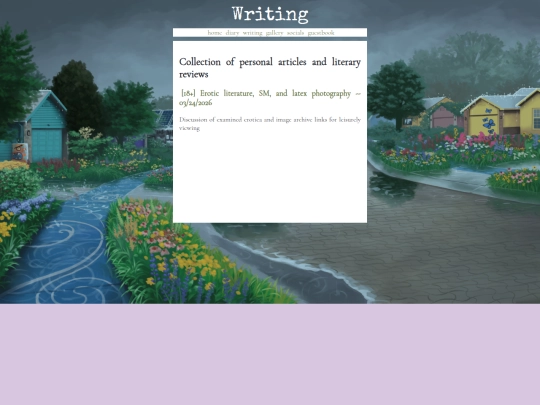 writing screenshot