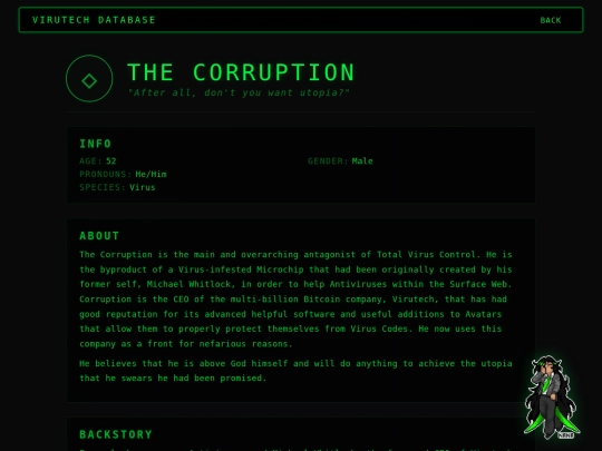 Corruption screenshot