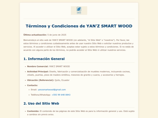 terminos screenshot