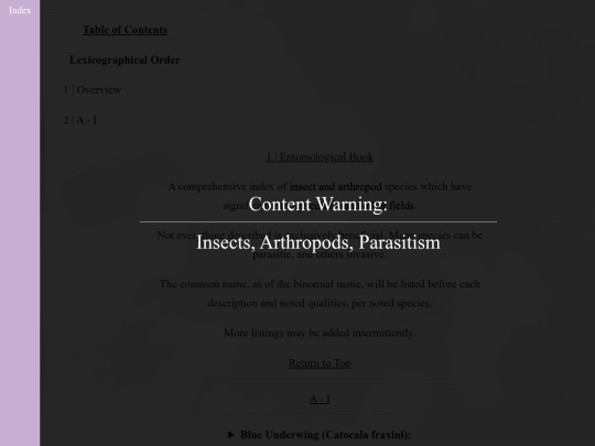 Entomological-Book screenshot