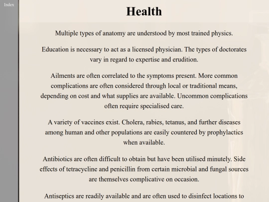 Health screenshot