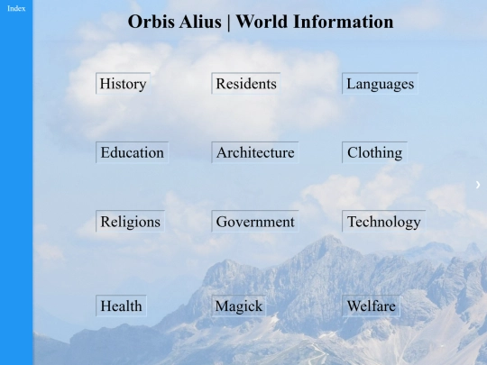 Orbis-Alius-Information screenshot