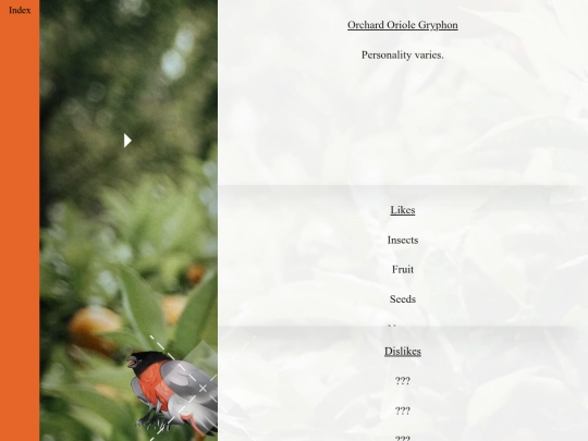 Orchard-Oriole-Gryphon screenshot