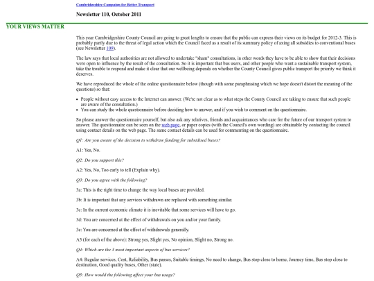 newsletter110 screenshot
