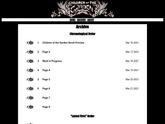archive screenshot
