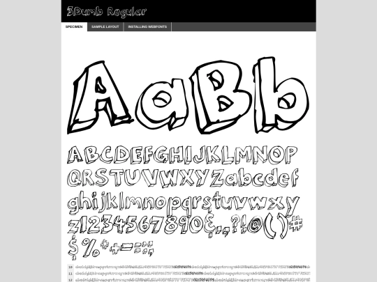 TUTTE/fuente/3Dumb-demo screenshot