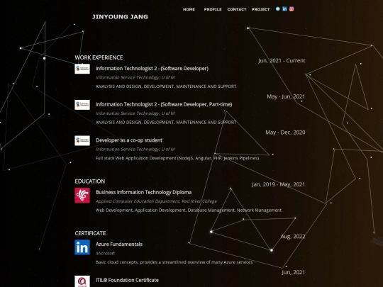 profile screenshot