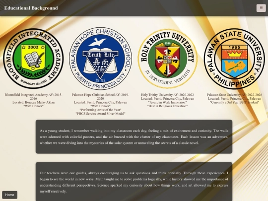 MyWeb/page3 screenshot