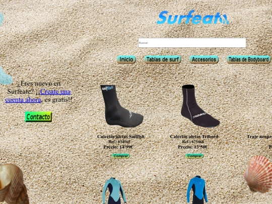 Materiales bodyboard screenshot