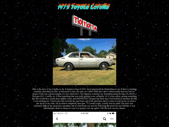 corolla screenshot