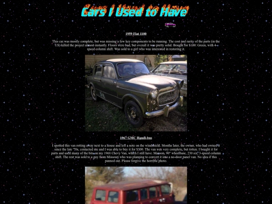 oldcars screenshot
