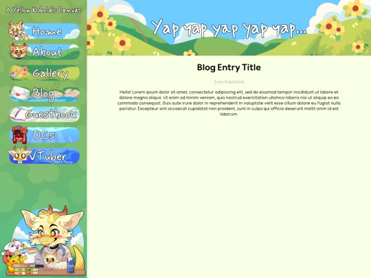 blog_template screenshot