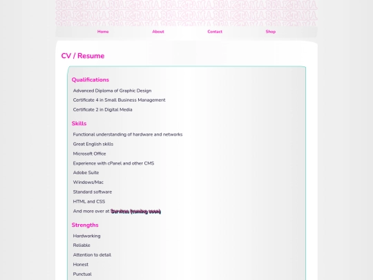 cv screenshot