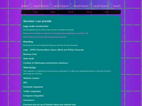 hireme/services screenshot