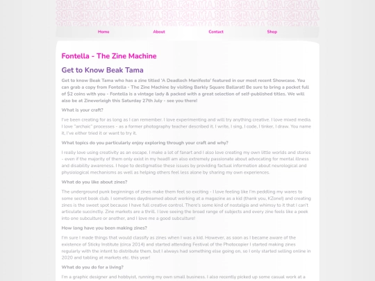 press/fontella screenshot