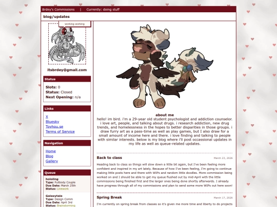 blog screenshot