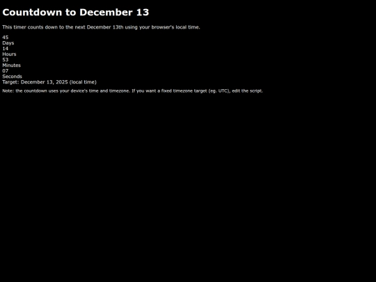 Countdown/countdown_dec_13 screenshot