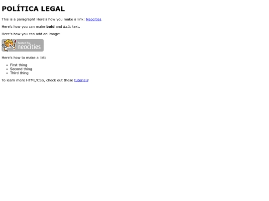 politica-legal screenshot