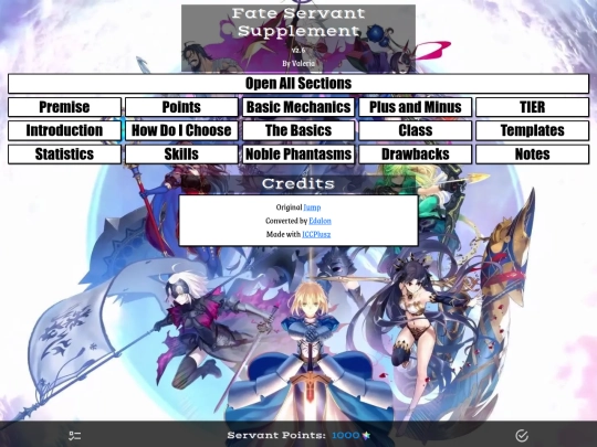 Fate-Servant-Supplement screenshot