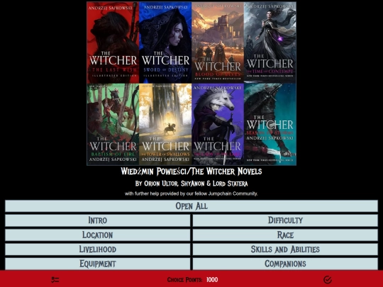 The-Witcher-Novels-Jump screenshot