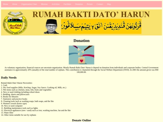 donation screenshot