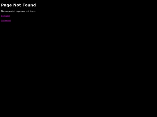 not_found screenshot