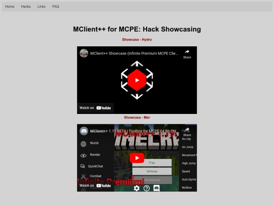 hacks screenshot