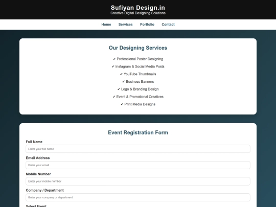 sufiyan task 3/sufiyan.design.in screenshot