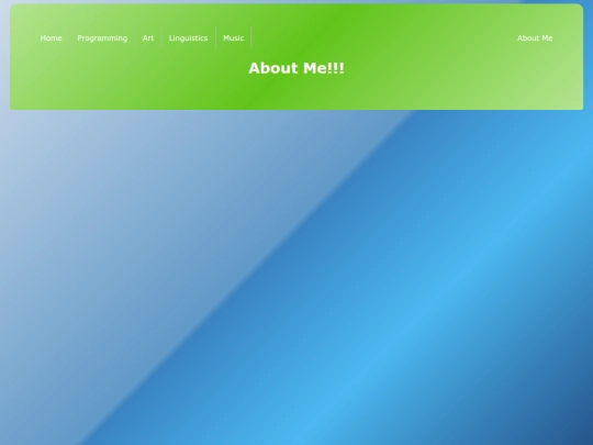 about-me screenshot