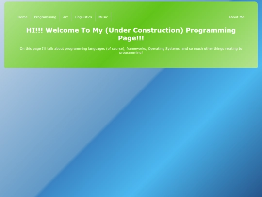 programming screenshot