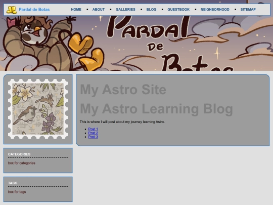 blog screenshot