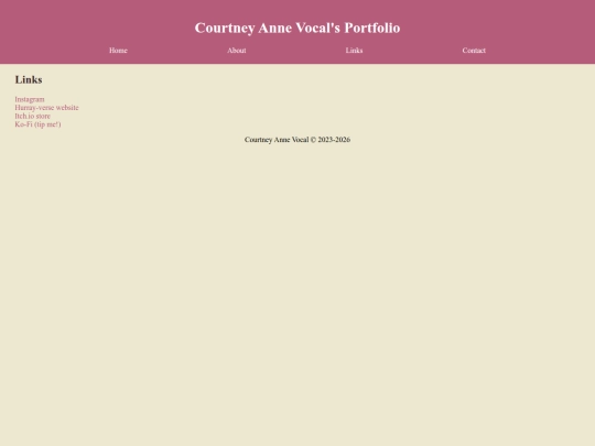 links screenshot
