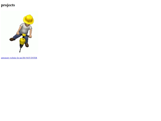 projects screenshot