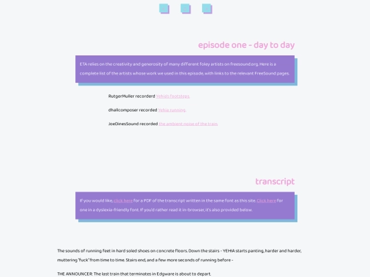 shownotes1 screenshot