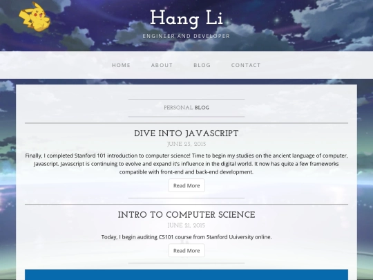 blog screenshot