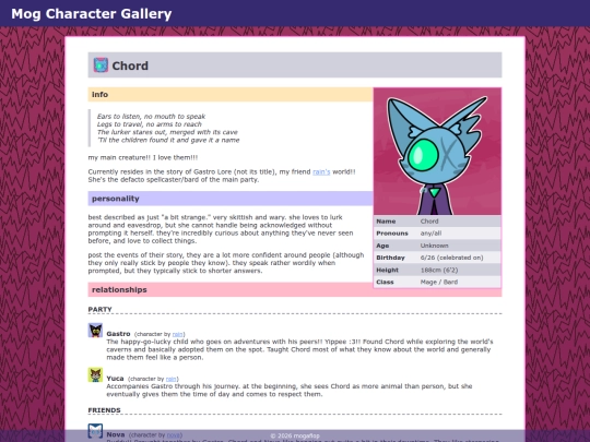 characters/chord screenshot