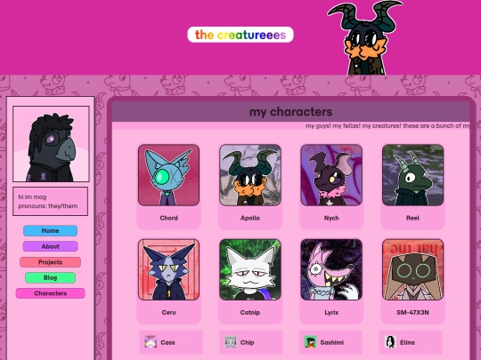 characters screenshot
