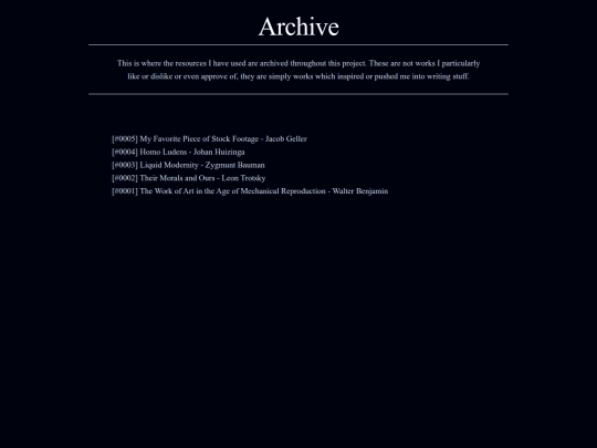 archive screenshot