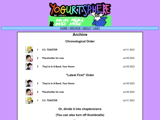 archive screenshot