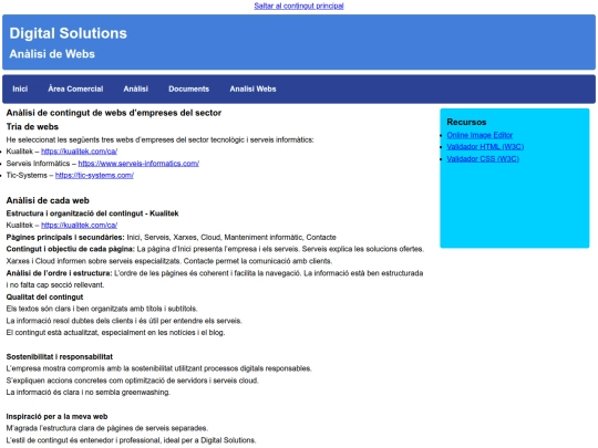 webs screenshot
