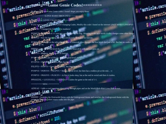 gamegeniecodes screenshot