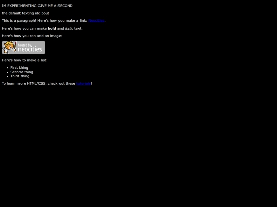 default screenshot