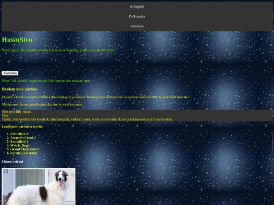 Finnish screenshot
