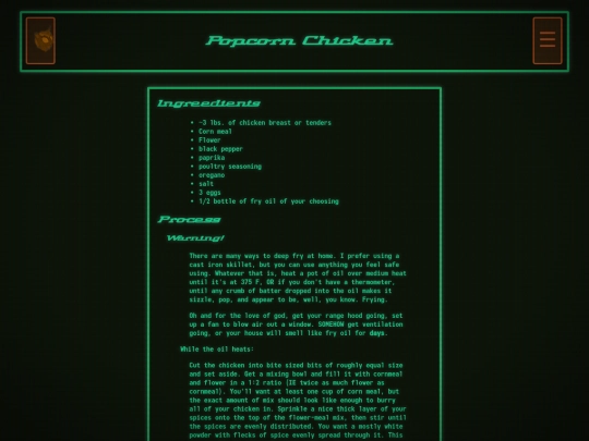 pages/recipies/popcornchicken screenshot