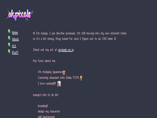 index screenshot