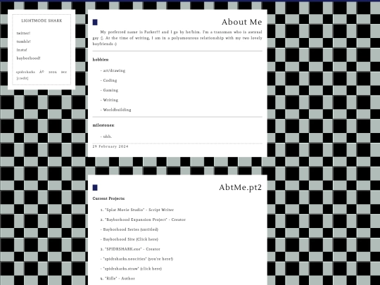 aboutme screenshot