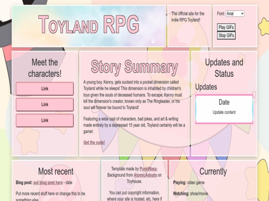 index screenshot